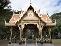 A replica of a Javanese House or Temple in Belem, Lisbon,Portugal Royalty Free Stock Photo