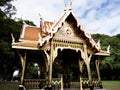 A replica of a Javanese House or Temple in Belem, Lisbon,Portugal Royalty Free Stock Photo