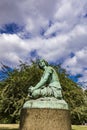 Replica of Joan of Arc statue designed by Henri Chapu at ÃËrstedsparken in Copenhagen Royalty Free Stock Photo