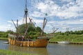 Replica of  John Cabot`s ship Matthew Royalty Free Stock Photo