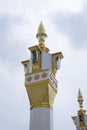 Replica lamp detail with calligraphy