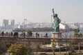 A replica of Liberty Statue in Odaiba district, Tokyo, Japan.