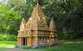 Replica of the mahabodhi temple at shenzhe window of the world, china