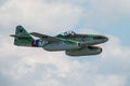 Replica German Me 262 Jet Fighter in Flight Royalty Free Stock Photo