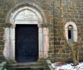 Replica Midieval Door, Gloucester MA Royalty Free Stock Photo