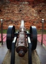 a replica of an old dutch cannon