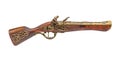 Replica of an old pistol with a barrel that shoots buckshot