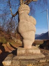 Replica of the prehistoric Venus of Willendorf, Austria, Europe.