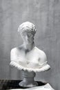 Replica Roman Bust of Antonia, noble young woman, daughter of Mark Antony. The original work is in the holdings of the Royalty Free Stock Photo