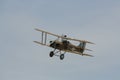 A replica Royal Aircraft Factory SE5 fighter plane