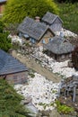 Replica of rural landscape, Podlasie village, Miniature Park , Inwald, Poland