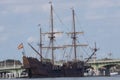 Replica of a Spanish Galeon Royalty Free Stock Photo