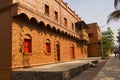 Side walls inside Shri Sai Sansthan Prati Shirdi premises, Shirgaon, Pune Royalty Free Stock Photo