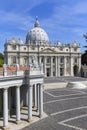 Replica of St. Peter`s Basilica Vatican, Italy, Miniature Park , Inwald, Poland Royalty Free Stock Photo
