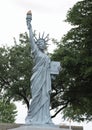 Replica of the Statue of Liberty on the grounds of Fair Park in Dallas, Texas. Royalty Free Stock Photo