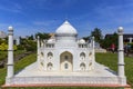 Replica of temple Taj Mahal Agra, India, Miniature Park , Inwald, Poland Royalty Free Stock Photo