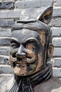 Replica of Terracotta warrior as a tourist attaction  Guilin China Royalty Free Stock Photo