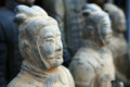 Replica of a terracotta warrior sculpture Royalty Free Stock Photo