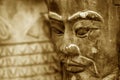 Replica of a terracotta warrior sculpture Royalty Free Stock Photo