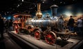 Replica Train Displayed at Museum