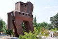 Replica Trojan Horse at Archaeological Site of Troy, Hisarlik, Canakkale Province, Turkey.