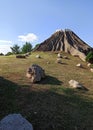 replica of the volcano, Natural History Museum, Svilajnac, Serbia