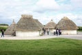 Thatched Houses Of Neolithic Tribes Who Built Stonehenge Monument