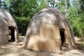 Replicas of traditional native American houses