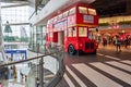 A replicate England`s bus in Terminal 21 Pattaya.