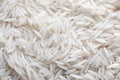 Close up of uncooked rice as background, top view. Whole background.