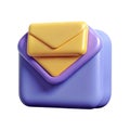 Reply Email 3D Icon for Quick and Efficient Message Responses in Digital Communication with a Professional Look