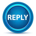 Reply Eyeball Blue Round Button Royalty Free Stock Photo