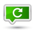 Reply rotate icon prime green banner button