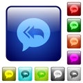 Reply to all recipients color square buttons