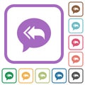 Reply to all recipients simple icons