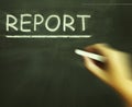 Report Chalk Means Research Summary And Presenting Findings