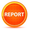 Report Natural Orange Round Button Royalty Free Stock Photo