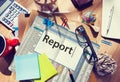 Report Reporting Resulting Information Article Concept Royalty Free Stock Photo