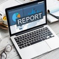Report Research Resulting Information Graphic Concept Royalty Free Stock Photo