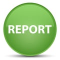 Report special soft green round button Royalty Free Stock Photo