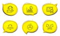 Report timer, Augmented reality and Chemistry experiment icons set. Intersection arrows sign. Vector