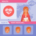 Reporter and medical news