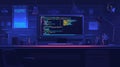 repository merging code editor Royalty Free Stock Photo