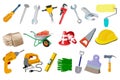 Reppair tools set Royalty Free Stock Photo