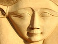 Hathor. Relieve Diosa del Amor .Templo de Dendera. Egipto. Royalty Free Stock Photo