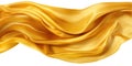 A Representation Of Golden Silk Presented As A Cutout On A Background Royalty Free Stock Photo