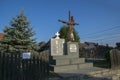 The memorial to the dead in Cartisoara, Sibiu, Romania
