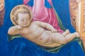 Baby Jesus in ancient painting