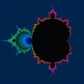 representation of a Mandelbrot fractal AI generated Royalty Free Stock Photo