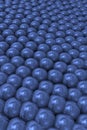 Background with blue tight pearls